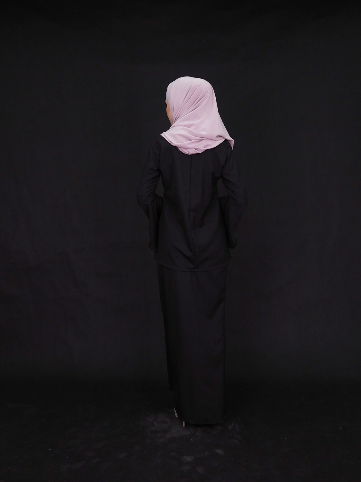 SW4002 Pretty Baju Kurung Black