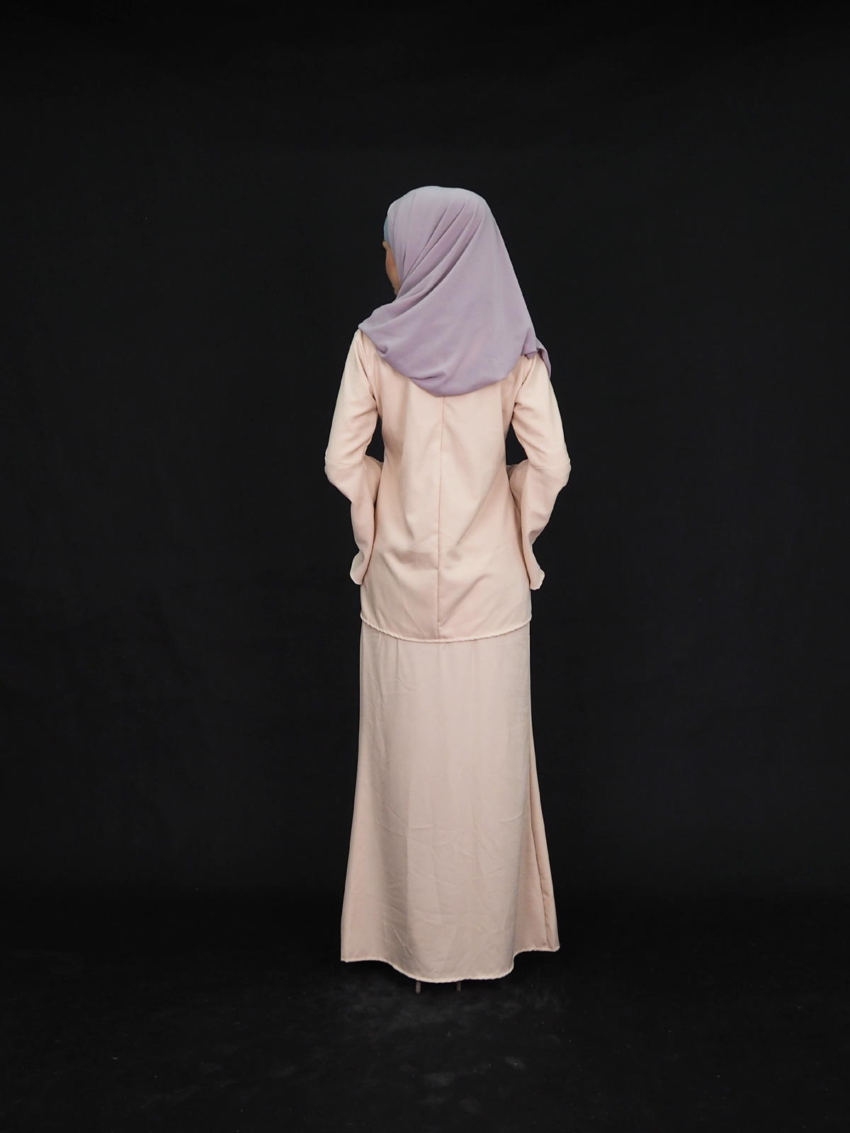 SW4002 Pretty Baju Kurung Dark Brown