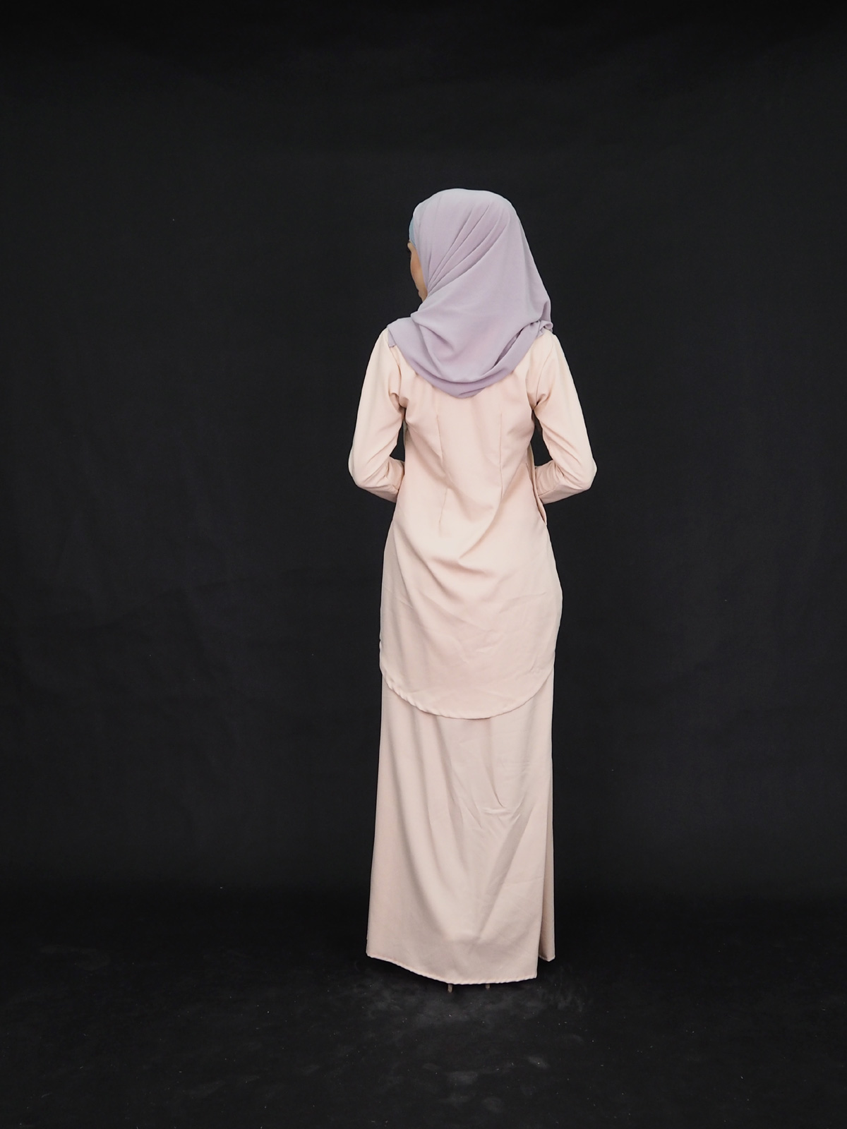 SW4003 Lace Baju Kurung Almond