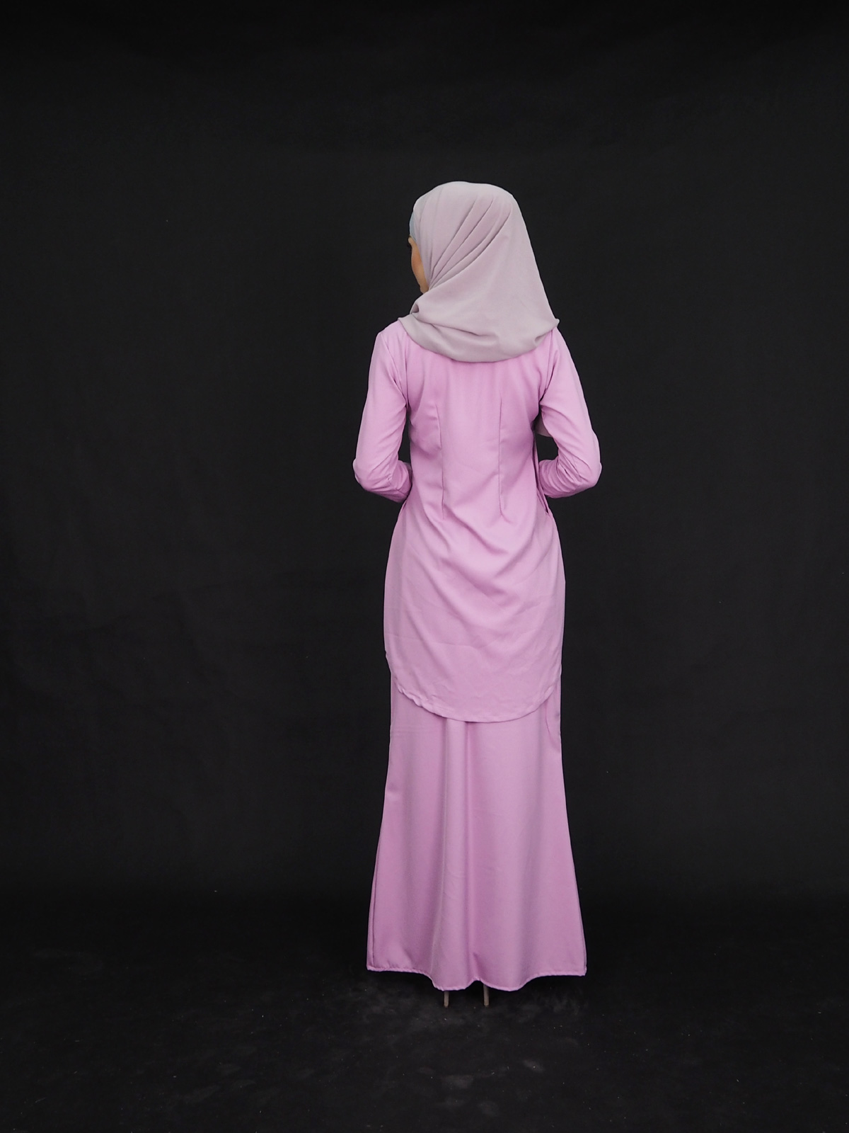 SW4003 Lace Baju Kurung Pink