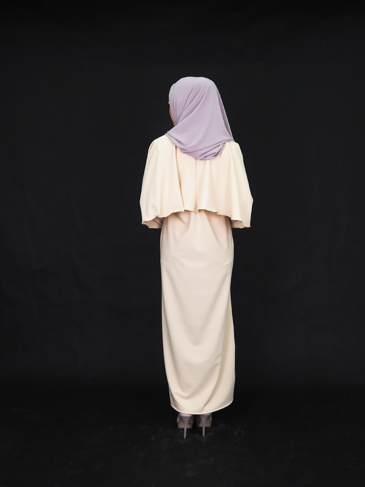 SW4004 Charming Jubah Dress Almond