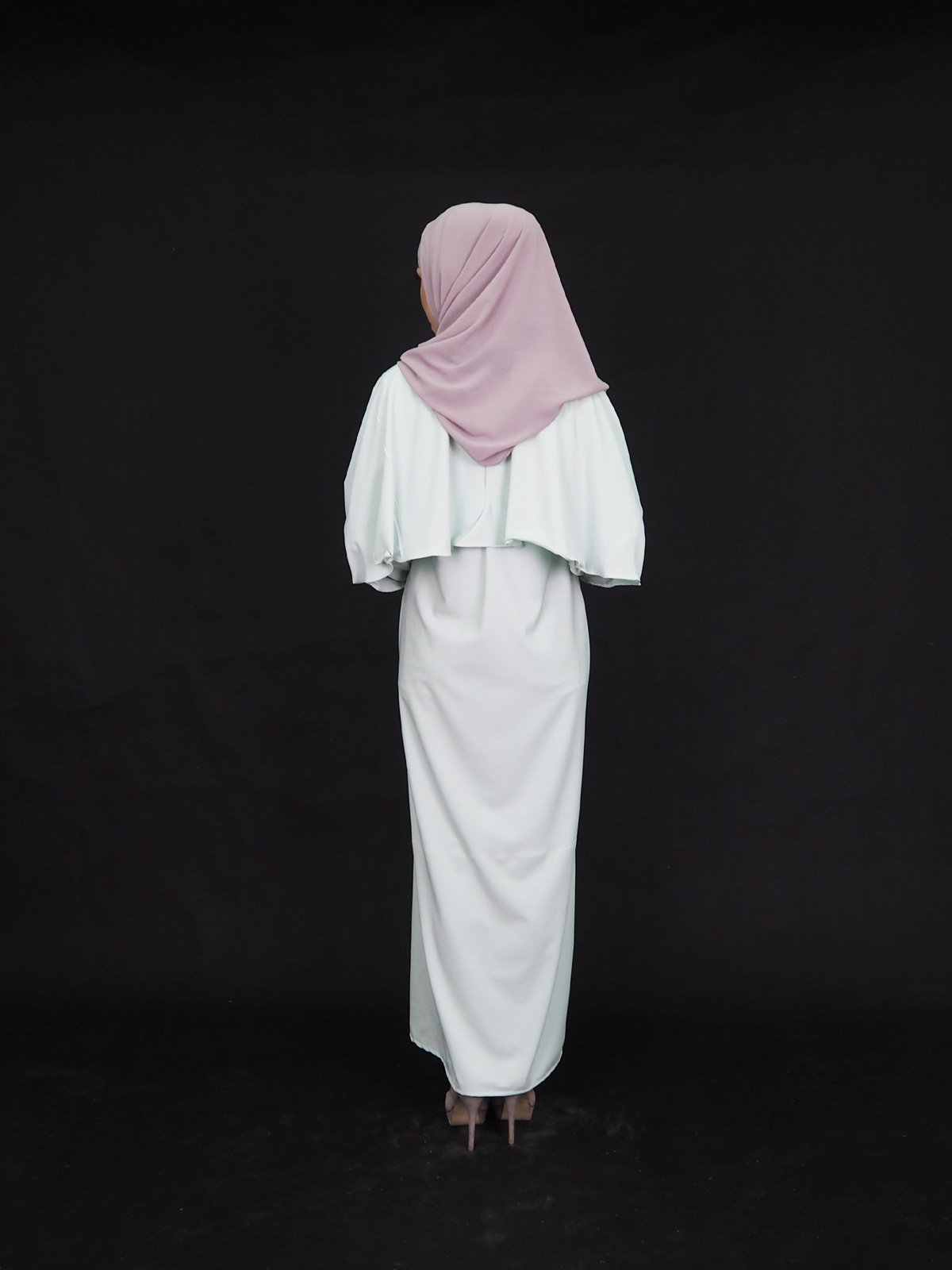 SW4004 Charming Jubah Dress Green