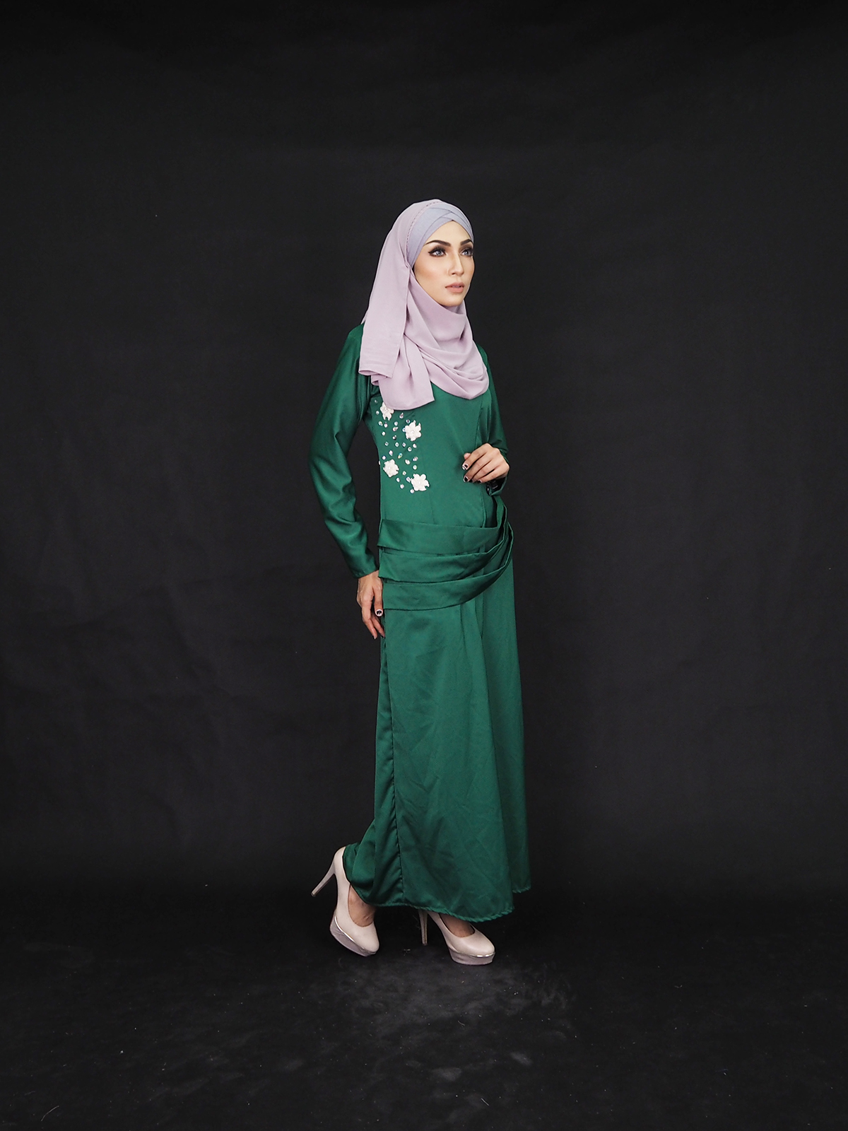 SW4010 Elegant Jubah Green