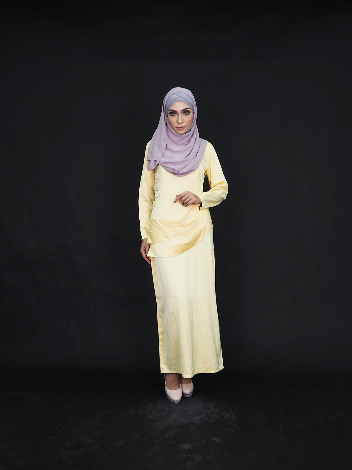 SW4010 Elegant Jubah Yellow