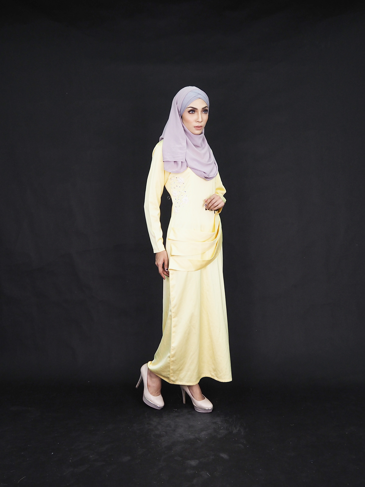 SW4010 Elegant Jubah Yellow