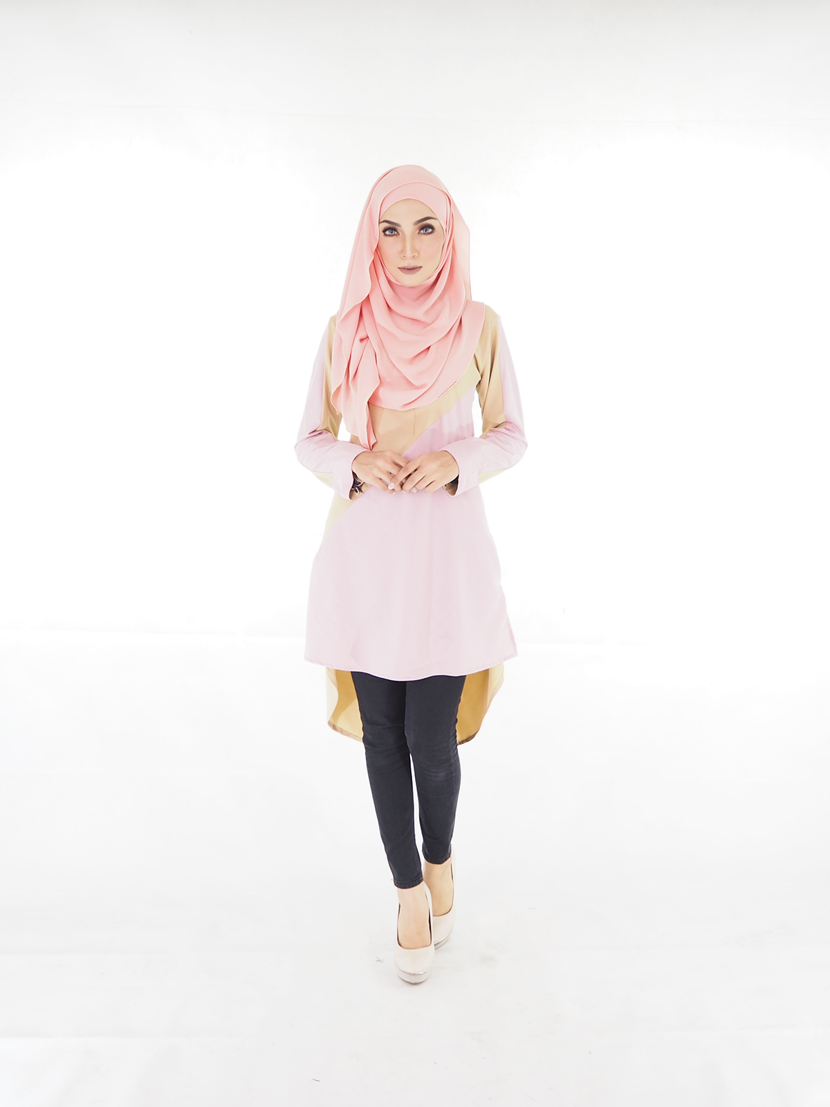 SW4013 Fishtail Blouse Dark Brown