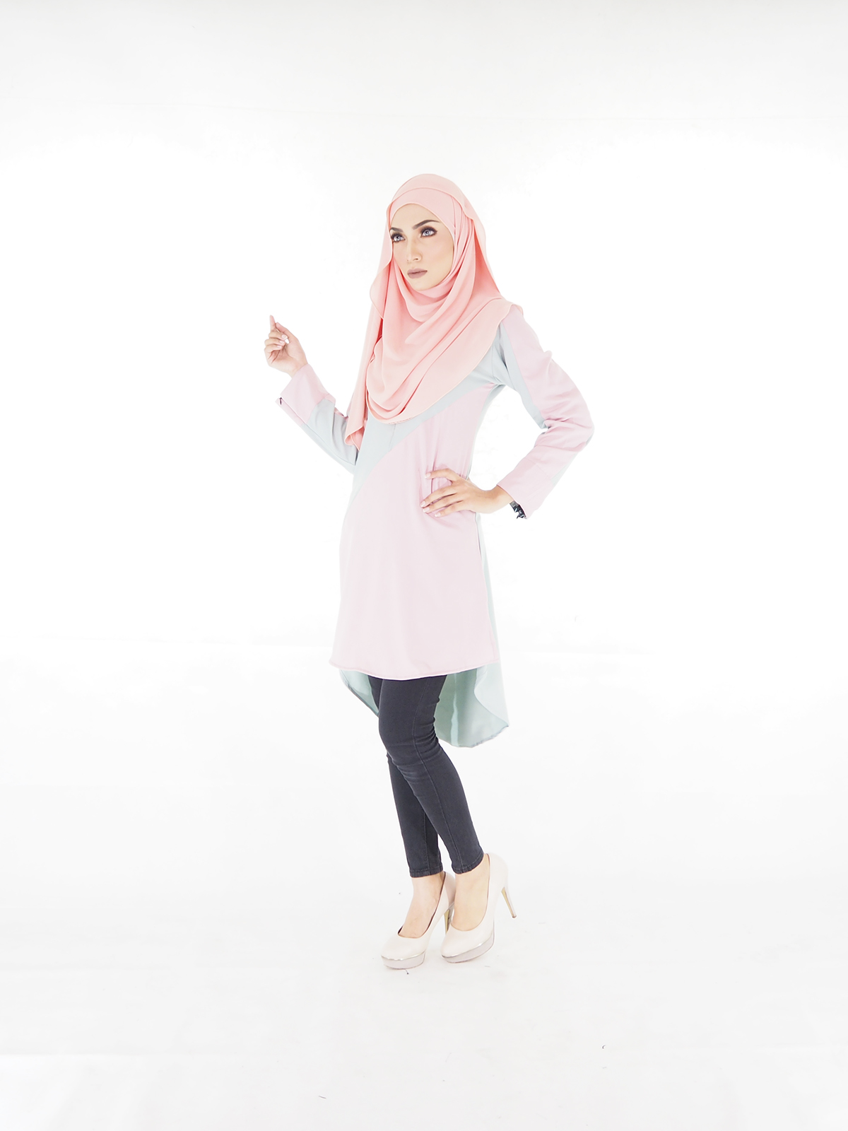 SW4013 Fishtail Blouse Green