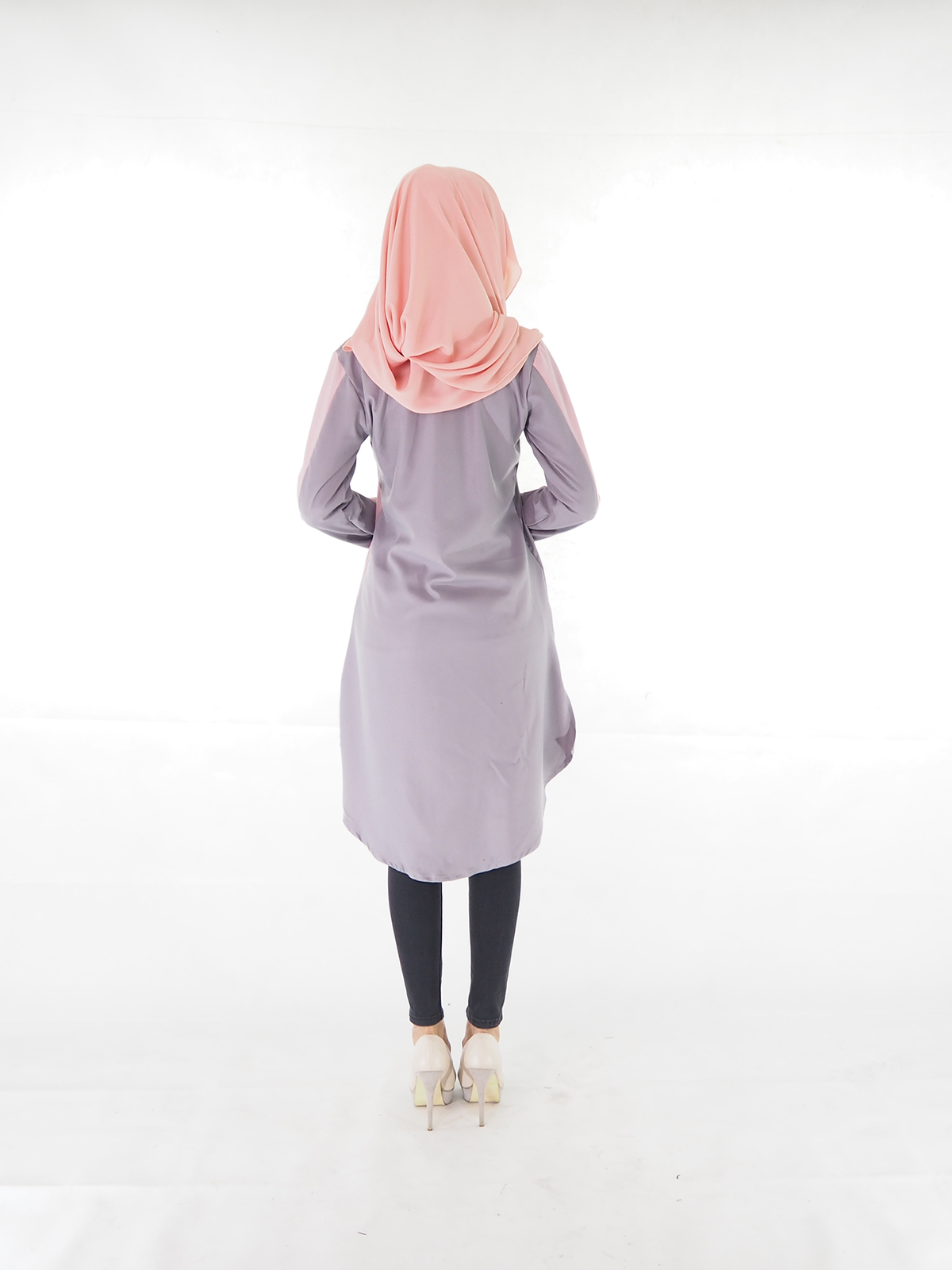 SW4013 Fishtail Blouse Grey