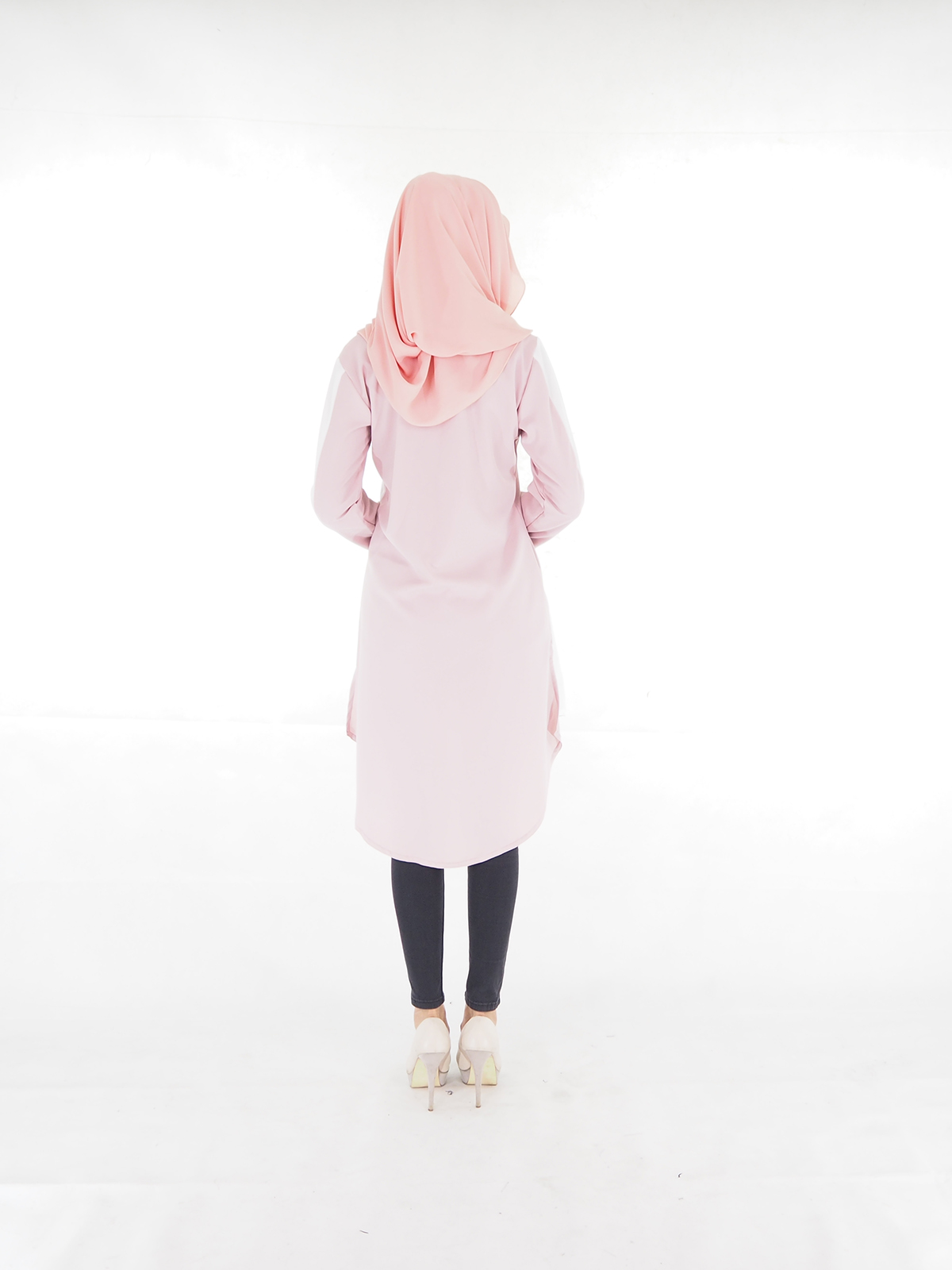 SW4013 Fishtail Blouse Pink