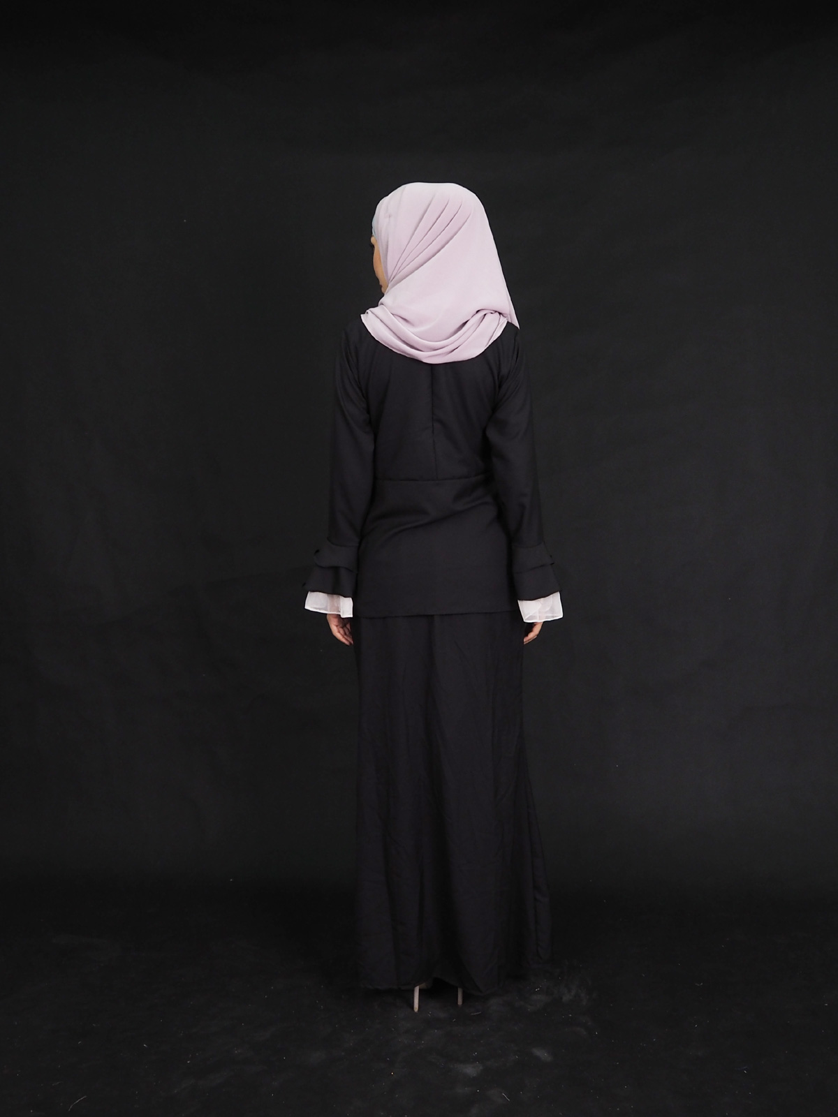 SW4016 Elegant Baju Kurung Black