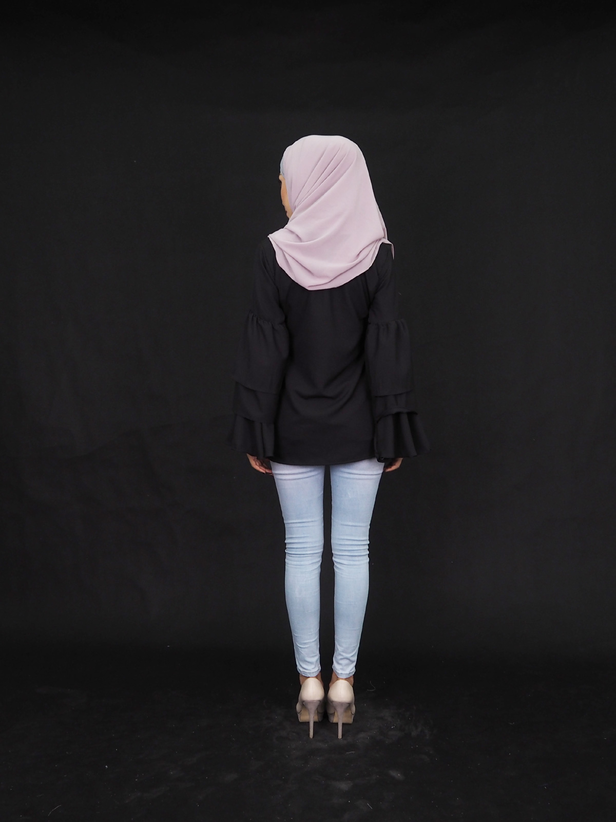 SW4017 Fashion Blouse Black