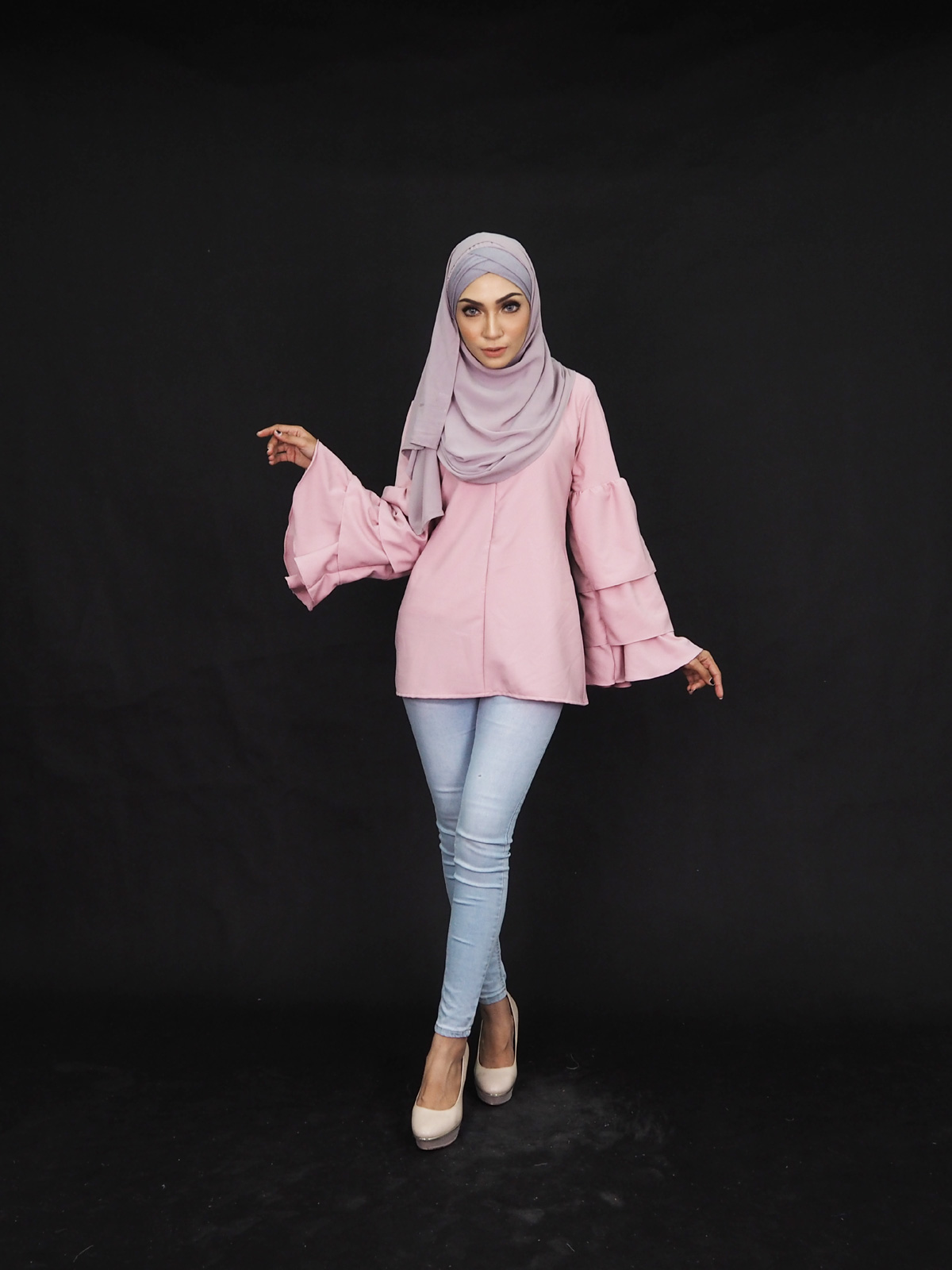 SW4017 Fashion Blouse Pink