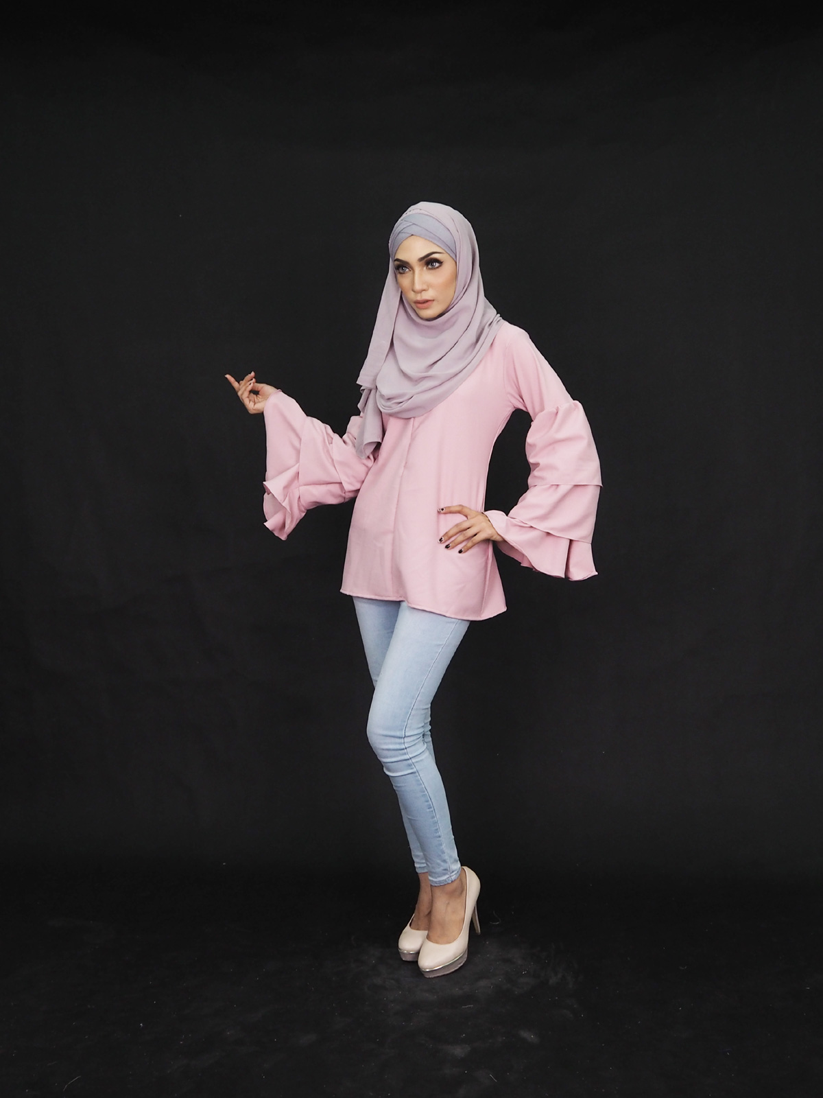 SW4017 Fashion Blouse Pink