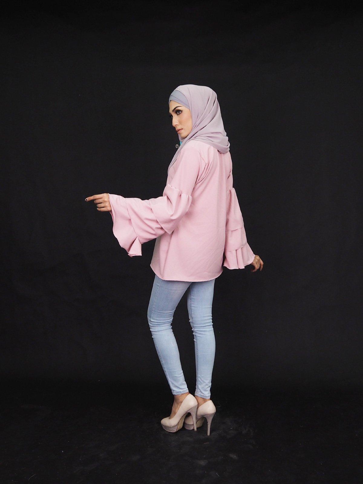 SW4017 Fashion Blouse Pink