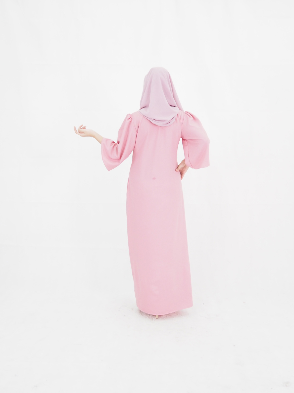 SW4018 Jubah Dress Pink