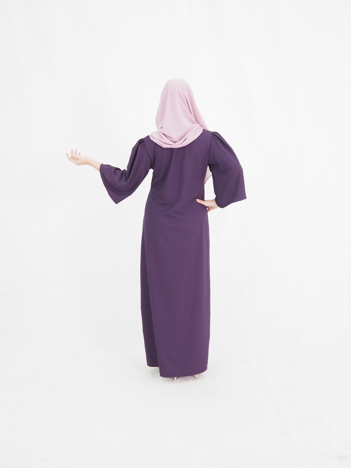 SW4018 Jubah Dress Purple