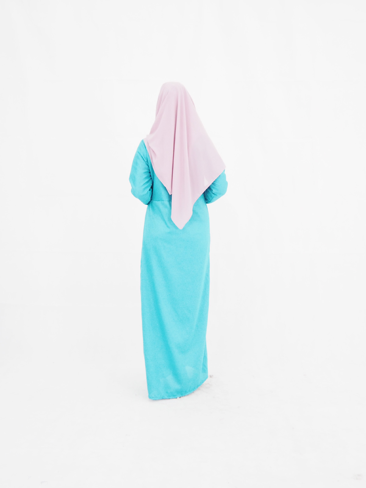 SW4019 Jubah Dress Blue