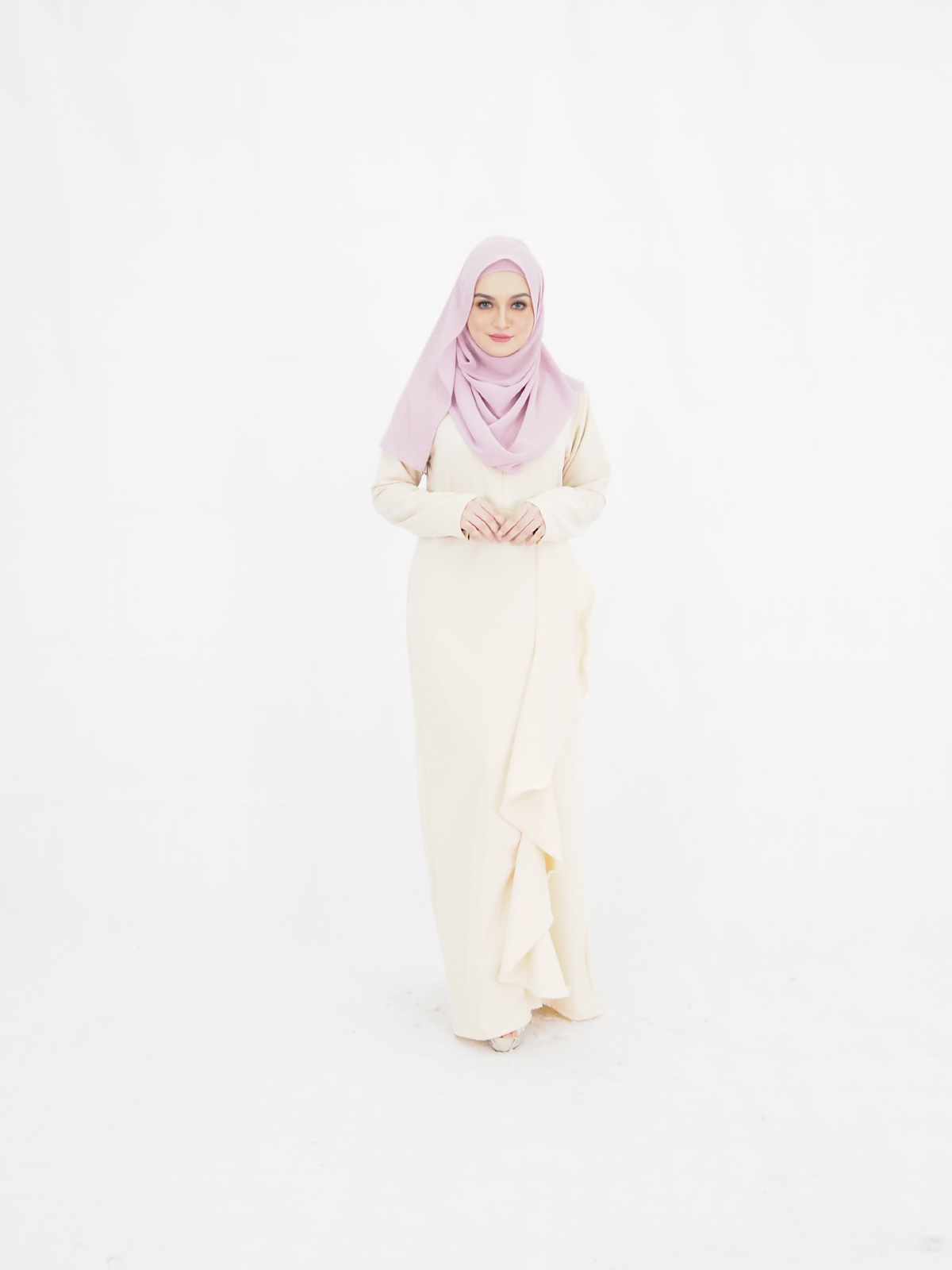 SW4019 Jubah Dress Cream