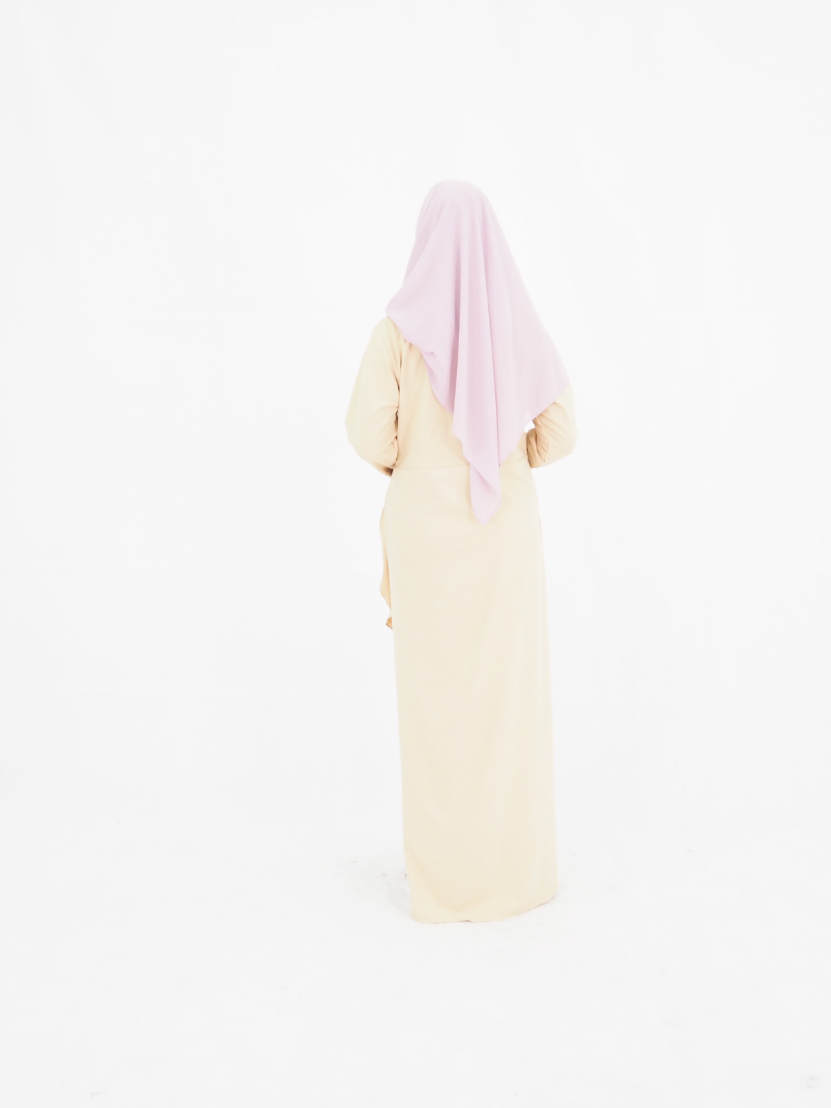 SW4019 Jubah Dress Dark Brown