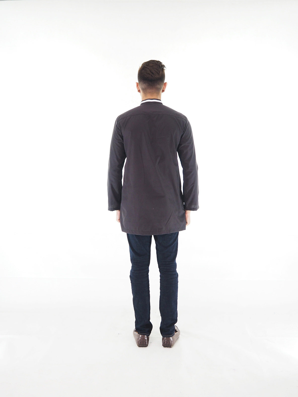 SW4022 Kurta Men Blouse Black