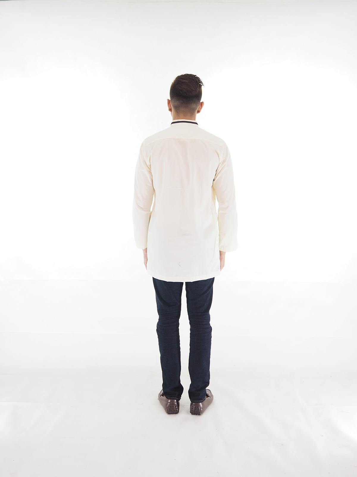 SW4022 Kurta Men Blouse Cream