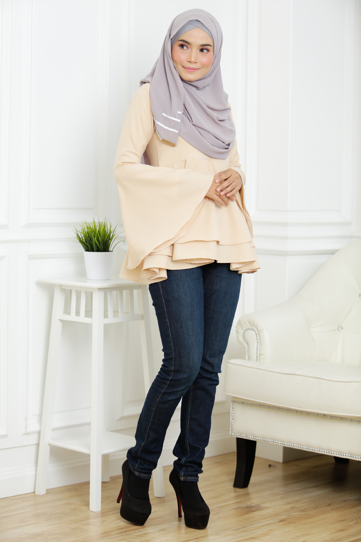 SW4131 Breastfeeding Blouse Cream