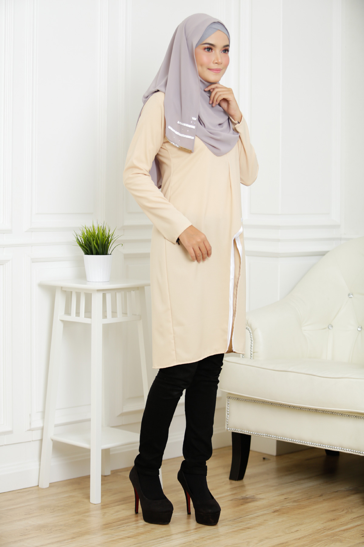 SW4137 Breastfeeding Blouse Cream
