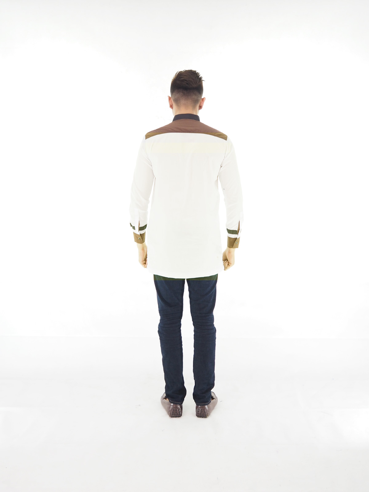 SW4165 Blouse Kurta Men Cream