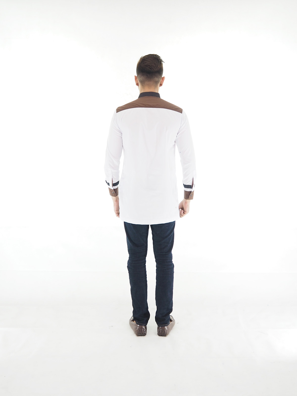 SW4165 Blouse Kurta Men White