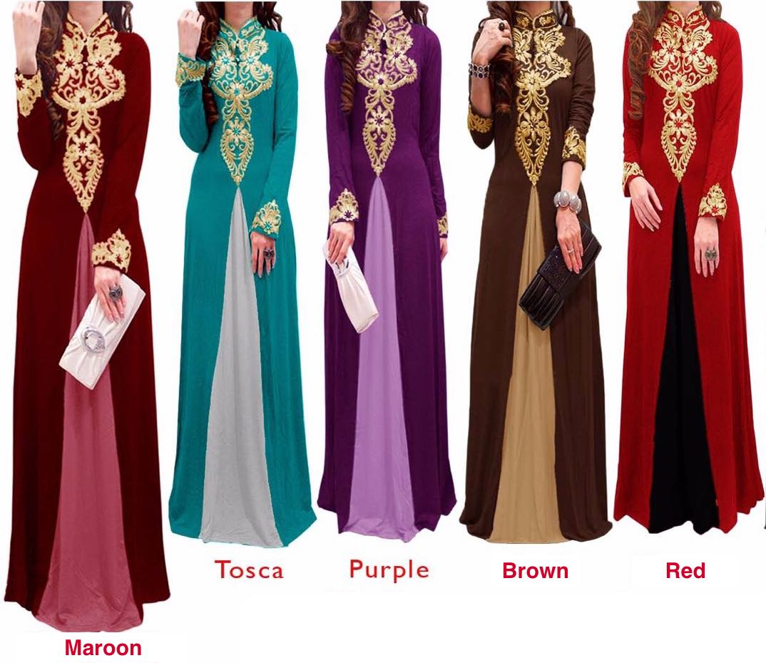 JW5004 Quality Jubah Dress Purple