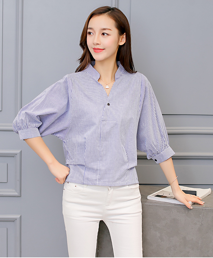 WT3830 Fashion Top Blue