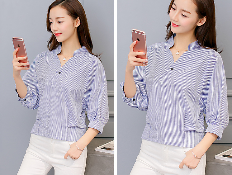 WT3830 Fashion Top Blue