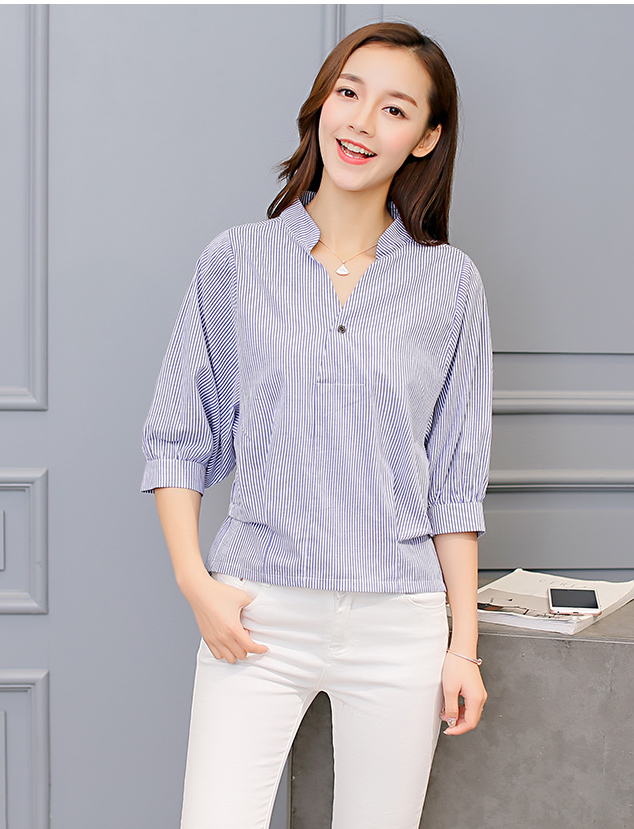 WT3830 Fashion Top Blue