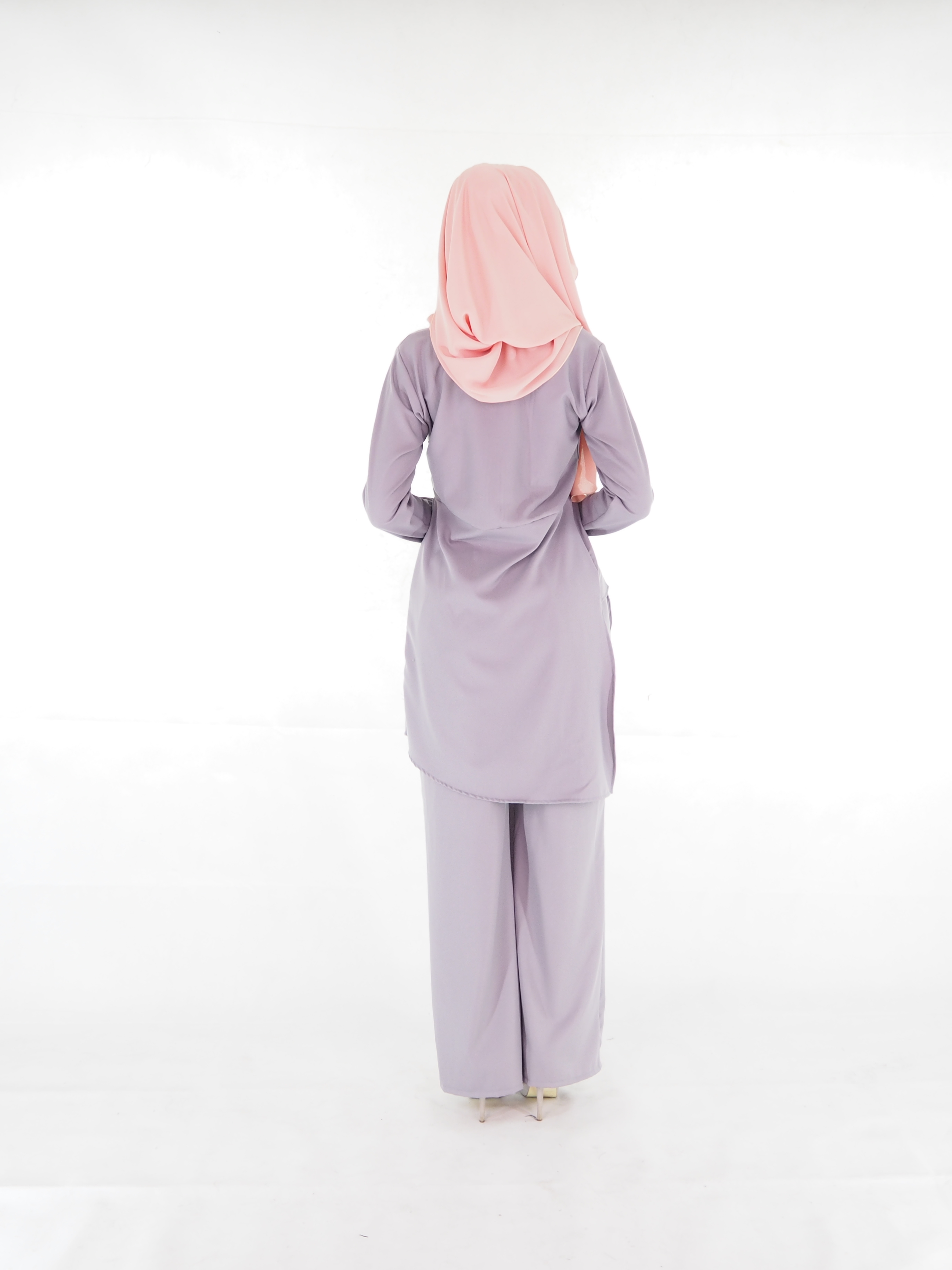 SW4027 Set Blouse+Pants Palazzo Grey