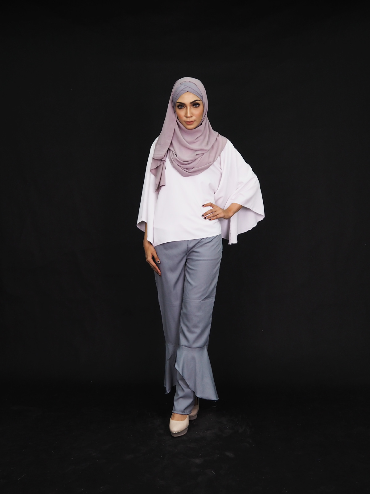 SW4029 Jighwaist Pants Grey