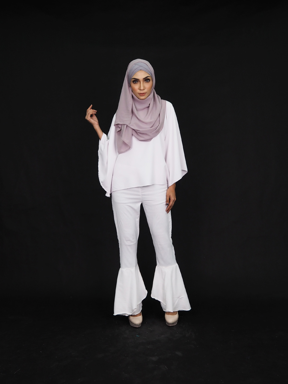 SW4029 Jighwaist Pants White