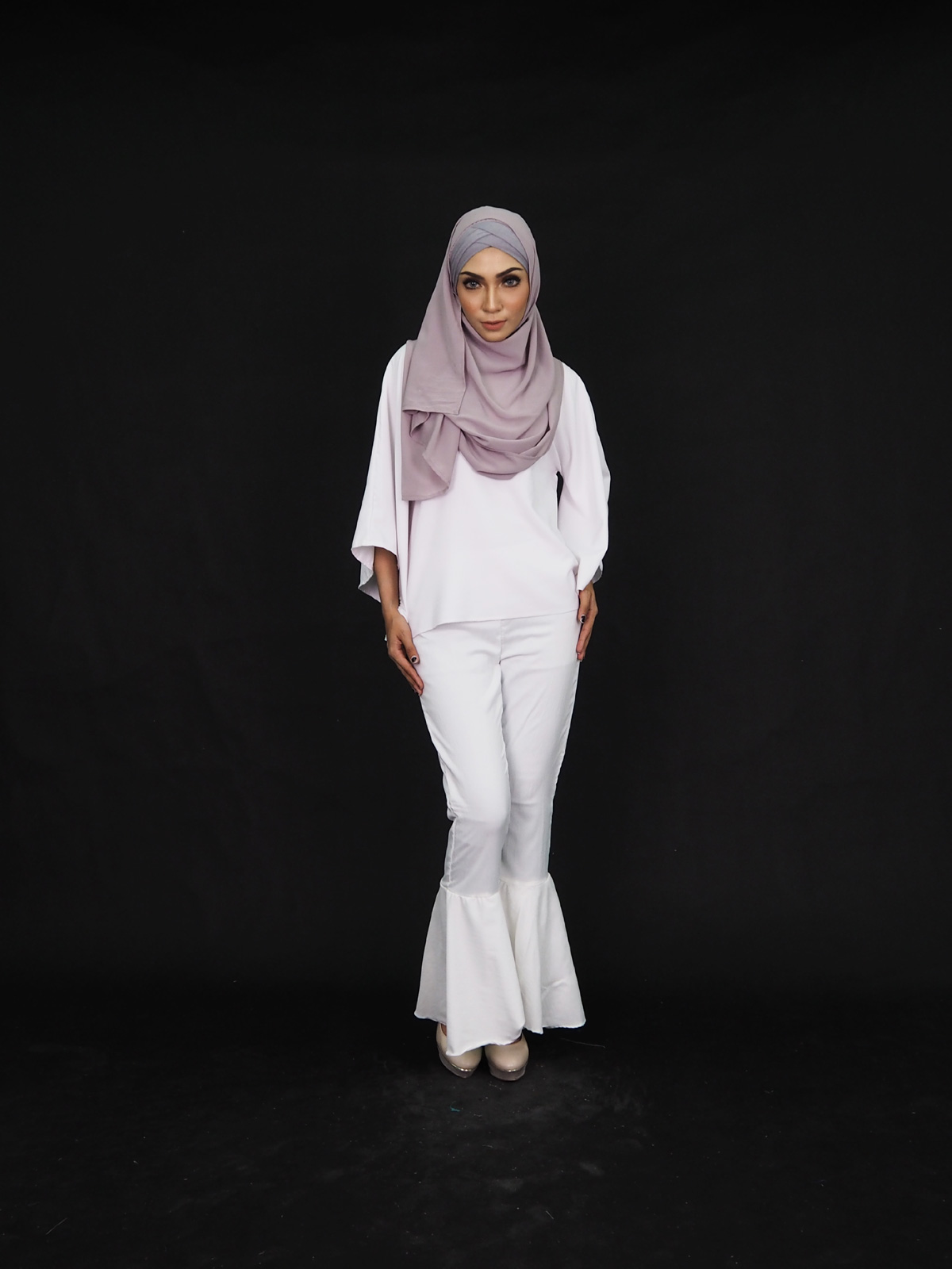 SW4029 Jighwaist Pants White