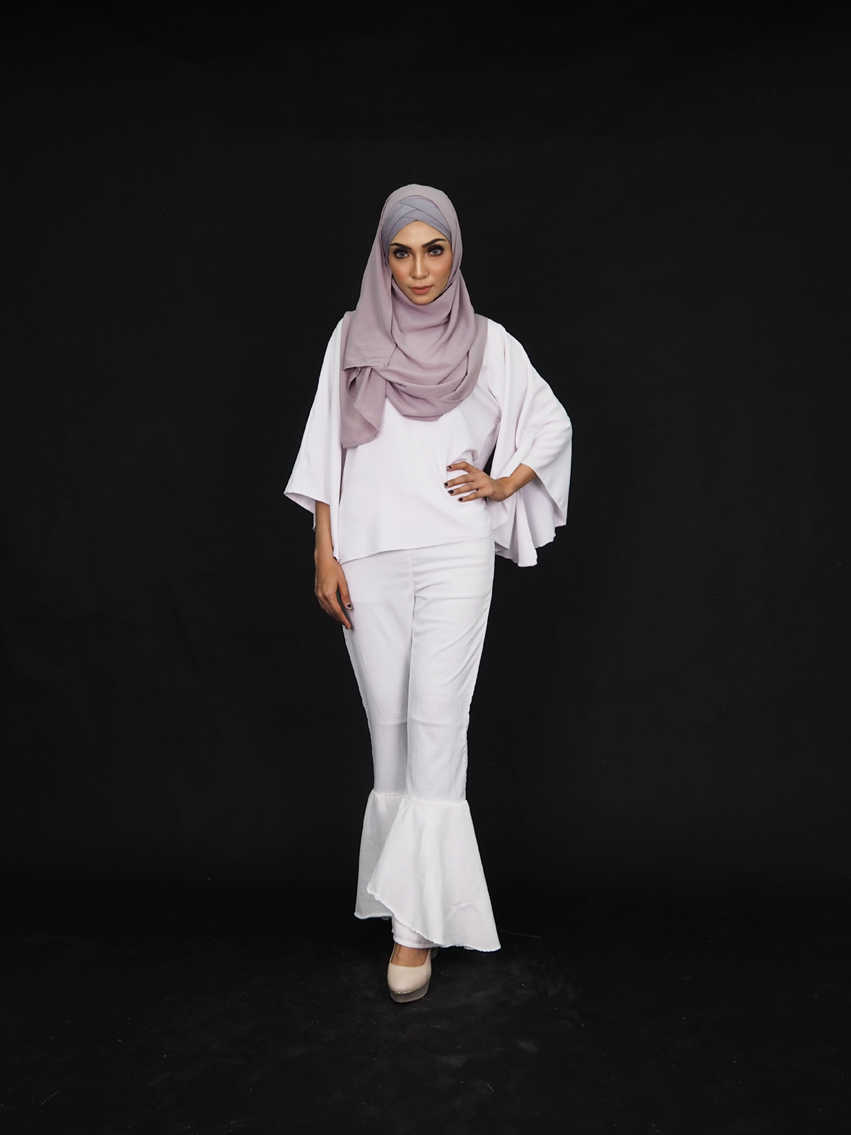 SW4029 Jighwaist Pants White