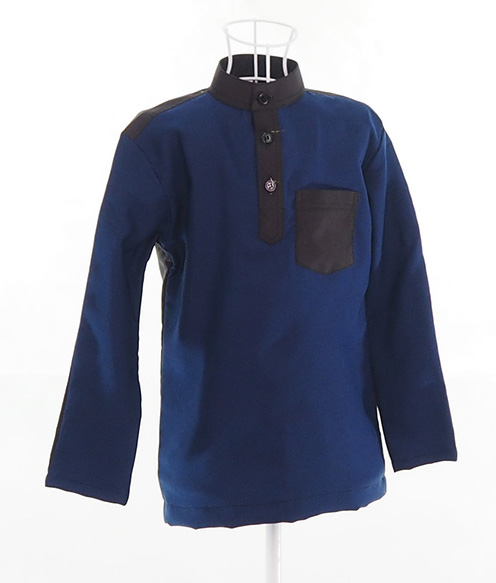 SW4205 Cotton Kurta (KID) Navy