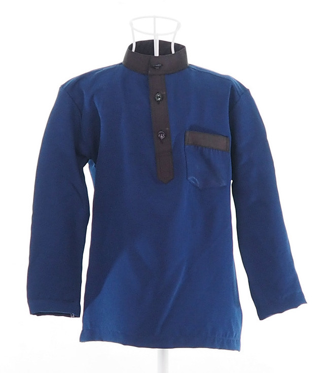 SW4213 Cotton Kurta (KID) Navy