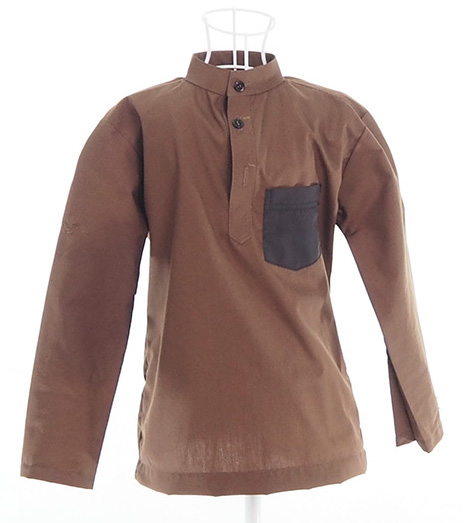 SW4219 Cotton Kurta (KID) Brown