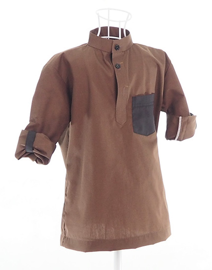 SW4219 Cotton Kurta (KID) Brown