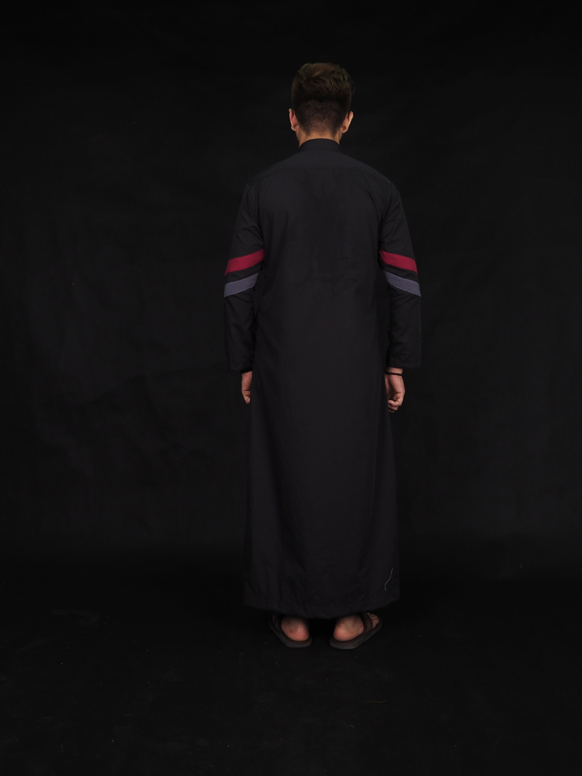 SW4243 Cotton Jubah (PLUS SIZE MEN) Black
