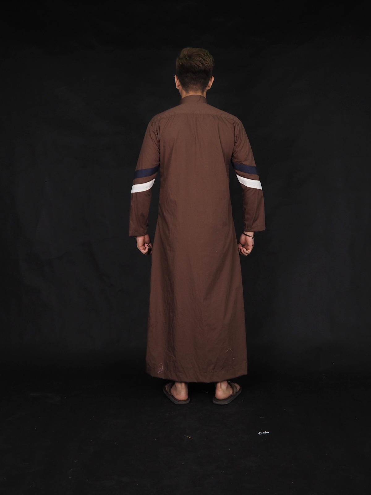 SW4243 Cotton Jubah (PLUS SIZE MEN) Brown