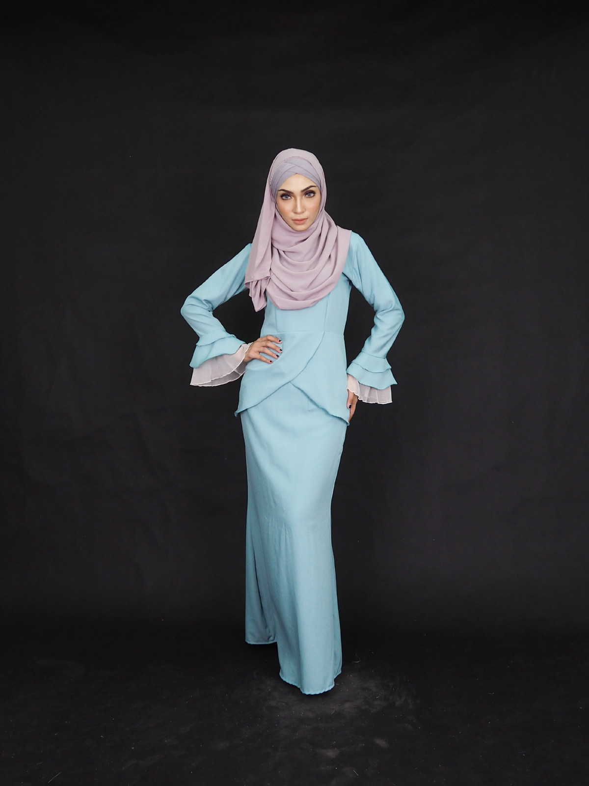 SW4245 Baju Kurung (PLUS SIZE) Green