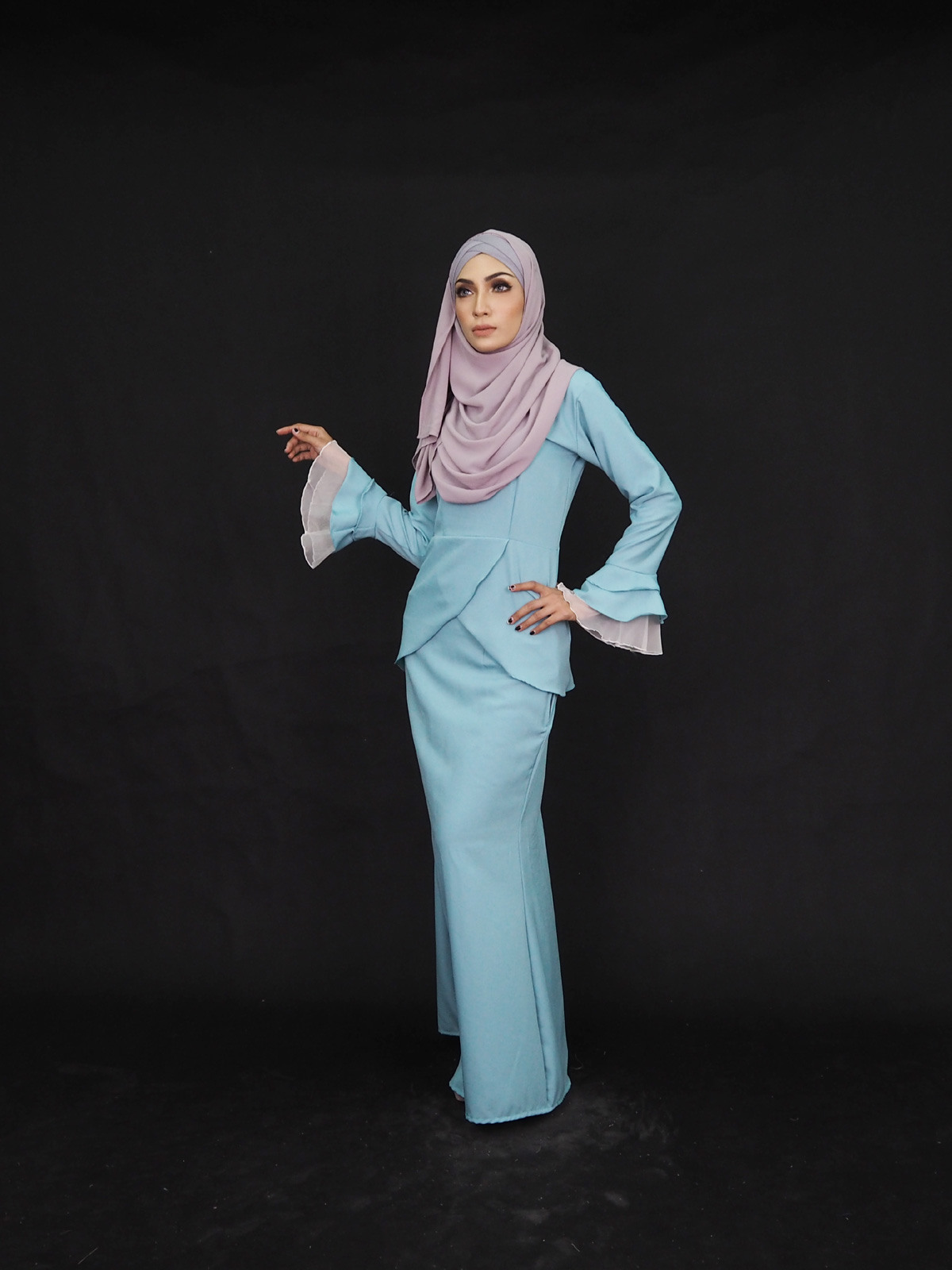 SW4245 Baju Kurung (PLUS SIZE) Green