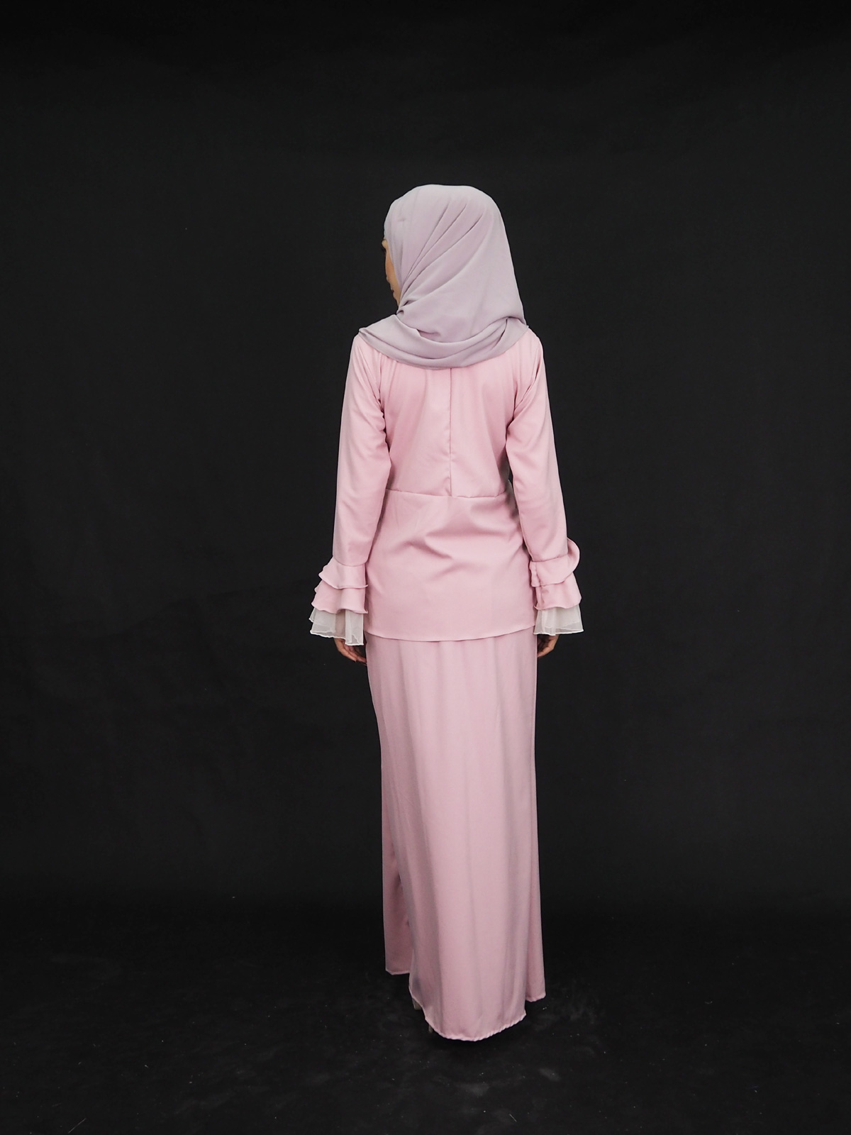 SW4245 Baju Kurung (PLUS SIZE) Pink
