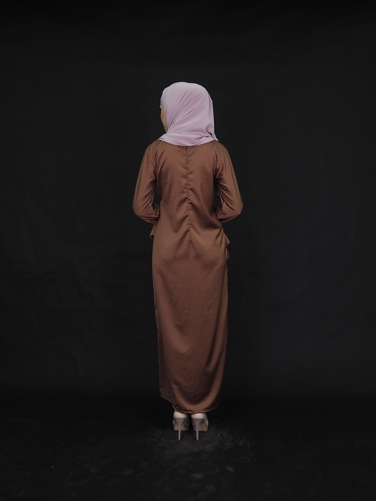 SW4246 Jubah (PLUS SIZE) Brown