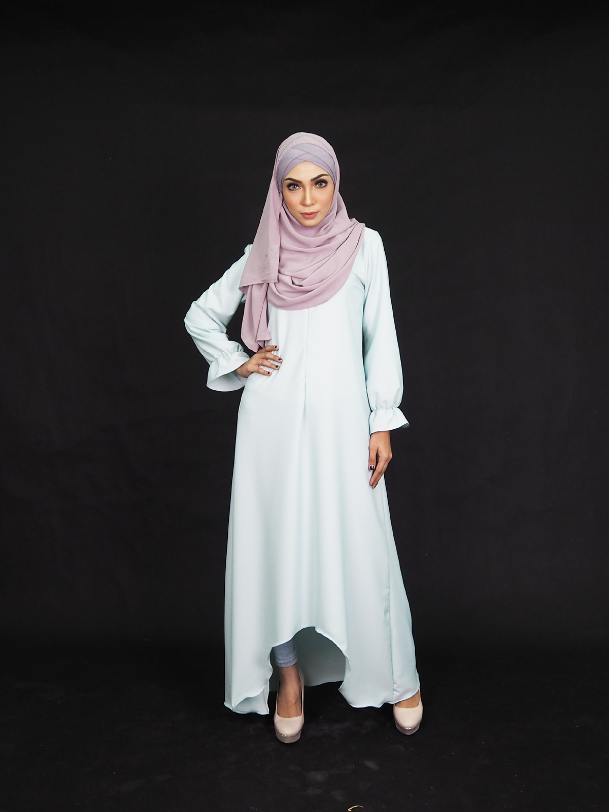SW4248 Jubah (PLUS SIZE) Green