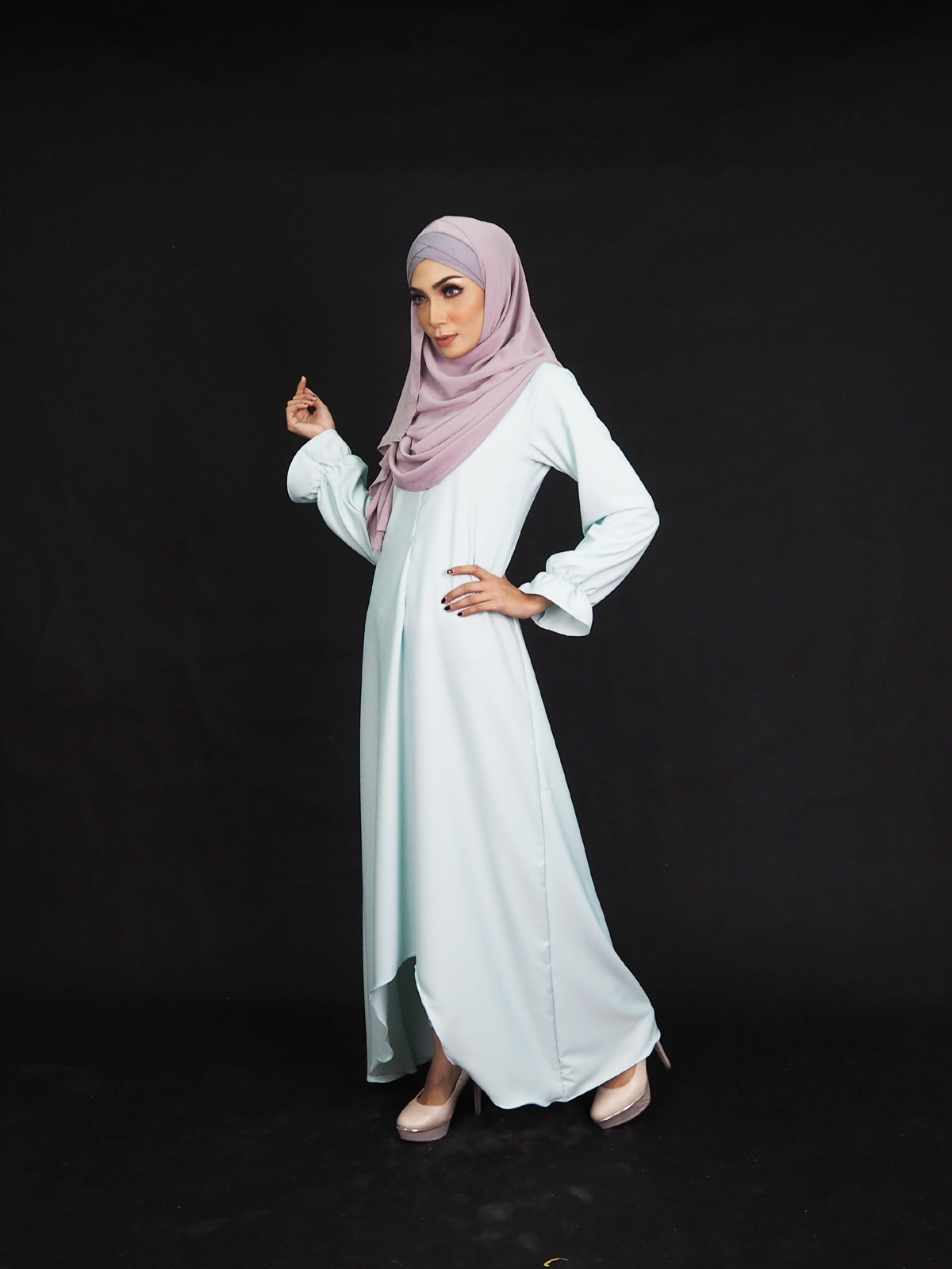 SW4248 Jubah (PLUS SIZE) Green